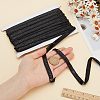 Sparkle Polyester Lace Ribbons OCOR-WH0090-67D-3