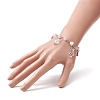 Star & Heart & Music Note Alloy Charm Bracelet BJEW-JB09308-3