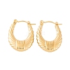 Ion Plating(IP) 304 Stainless Steel Hoop Earrings for Women EJEW-P279-15G-1