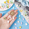 Olycraft 80Pcs 8 Styles Summer Theme Opaque Resin Decoden Cabochons CRES-OC0001-13-3