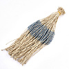 Handmade Braided Raffia Bracelets AJEW-S072-39D-2