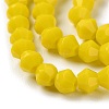 Opaque Solid Color Imitation Jade Glass Beads Strands LS-EGLA-A039-P4mm-D05-3