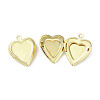 Rack Plating Brass Locket Pendants KK-G489-03G-3