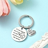 Alloy & 201 Stainless Steel Keychain KEYC-YW00101-08-1