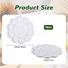 10Pcs Flower Plastic Artist Painting Palette AJEW-GL0003-39-2