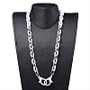 Personalized Acrylic & CCB Plastic Cable Chain Necklaces NJEW-JN02824-01-4