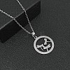 Stainless Steel Pendant Necklaces for Women DY6370-1-2