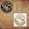 Large Plastic Reusable Drawing Painting Stencils Templates DIY-WH0172-808-2