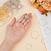 SOFPLATE 160Pcs 8 Style Brass Wine Glass Charm Rings KK-SP0001-34-3