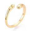 Brass Cup Peg Ring Settings KK-N274-29G-1