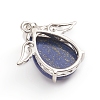 Natural Lapis Lazuli Pendants G-I275-02K-3