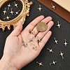 20Pcs 2 Colors Alloy Pendants INS-YW0001-01-3