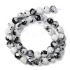 Natural Rainbow Moonstone Beads Strands G-Q1001-A05-04-2