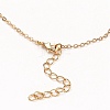 Star & Girl Pendant Necklaces Sets NJEW-JN03137-04-6