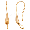30Pcs Rack Plating Eco-friendly Brass Earring Hooks KK-ME0002-43-1