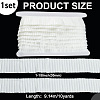 10 Yards Polyester Pleated Satin Wrinkle Ribbon OCOR-FG0002-47A-2