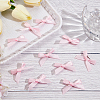 50Pcs Bowknot Polyester Alligator Hair Clips AJEW-CP0008-37-4