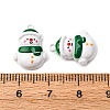Christmas Themes Baking Paint Alloy Pendants FIND-G097-02I-3
