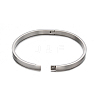 Tarnish Resistant 304 Stainless Steel Bangles BJEW-E277-42A-P-3