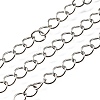 Tarnish Resistant 304 Stainless Steel Curb Chains CHS-S007-001-3