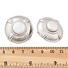 304 Stainless Steel Stud Earrings EJEW-S246-03P-5