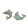 Tibetan Style Alloy Pendants AL-CBA8ABC-05-2