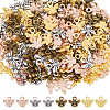 200PCS 4Colors Tibetan Style Charms TIBEP-DC0001-04-1