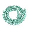 Electroplate Opaque Glass Beads Strands EGLA-Q139-01A-C14-2