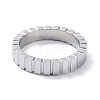 Non-Tarnish 304 Stainless Steel Grooved Finger Rings X-RJEW-G298-12P-2