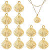 12Pcs Brass Charms KK-BC0014-63G-1