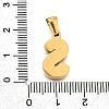 Golden 304 Stainless Steel Pendants STAS-K300-01G-S-3