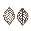 Iron Filigree Joiners Pendants IFIN-N011-08AB-2