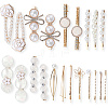 5 Bags 4 Styles Zinc Alloy Hair Bobby Clips PHAR-SP0001-08-1