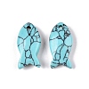 Synthetic Turquoise Pendants X-G-N342-106K-1