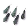 Natural Kambaba Jasper Pointed Pendants G-I314-02P-17-1
