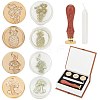 CRASPIRE Sealing Wax Particles Kits for Retro Seal Stamp DIY-CP0004-08-1