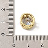 Brass Micro Pave Cubic Zirconia Multi-Strand Links KK-C111-01G-C-3