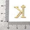 Rack Plating Brass Micro Pave Cubic Zirconia Pendant KK-H449-76G-05-4