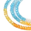 Transparent Gradient Color Cubic Zirconia Strand ZIRC-NH0002-01F-3