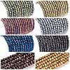 Electroplate Glass Beads Strands EGLA-F149-FP-M-1