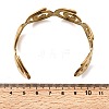 304 Stainless Steel Cuff Bangles for Women BJEW-K237-27G-5