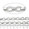 Handmade 304 Stainless Steel Octagon Link Chains STAS-F341-01P-3
