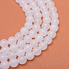 Round Natural White Jade Bead Strands X-G-R345-4mm-06-1