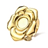 Adjustable 304 Stainless Steel Open Cuff Ring Components STAS-P403-01D-G-1