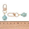 20Pcs Sea Turtle Synthetic Turquoise Pendant Decorations HJEW-CP00071-3