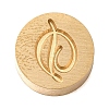 Golden Tone Brass Letter Stamps LS-KK-R005-01D-1