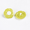 1-Hole Acrylic Shank Buttons X-BUTT-E069-B-09-2