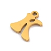 201 Stainless Steel Charms STAS-U016-01G-K-2