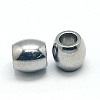 Tarnish Resistant 304 Stainless Steel European Beads STAS-E034-4-1