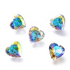 Cubic Zirconia Pointed Back Cabochons ZIRC-H108-07B-001AB-2